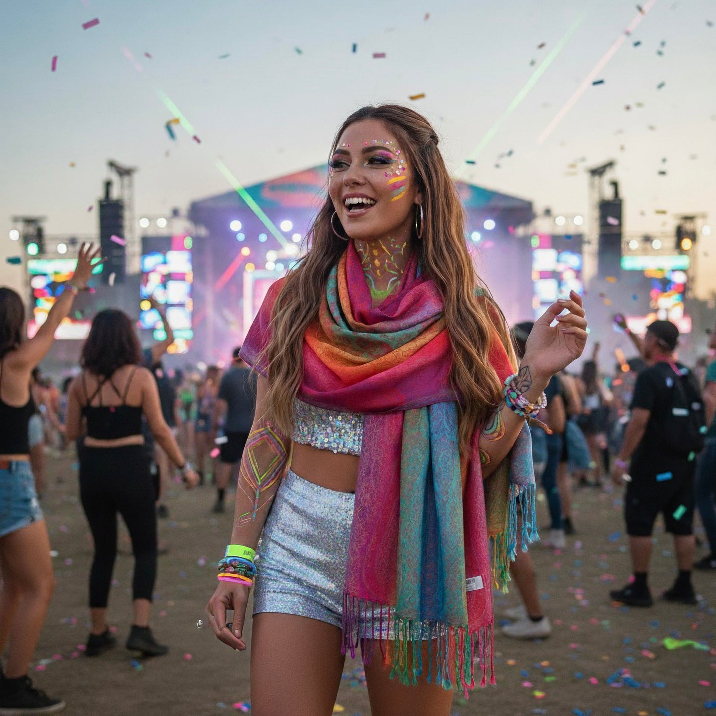 PRIDEFUL PASHMINA - RAVE SCARF