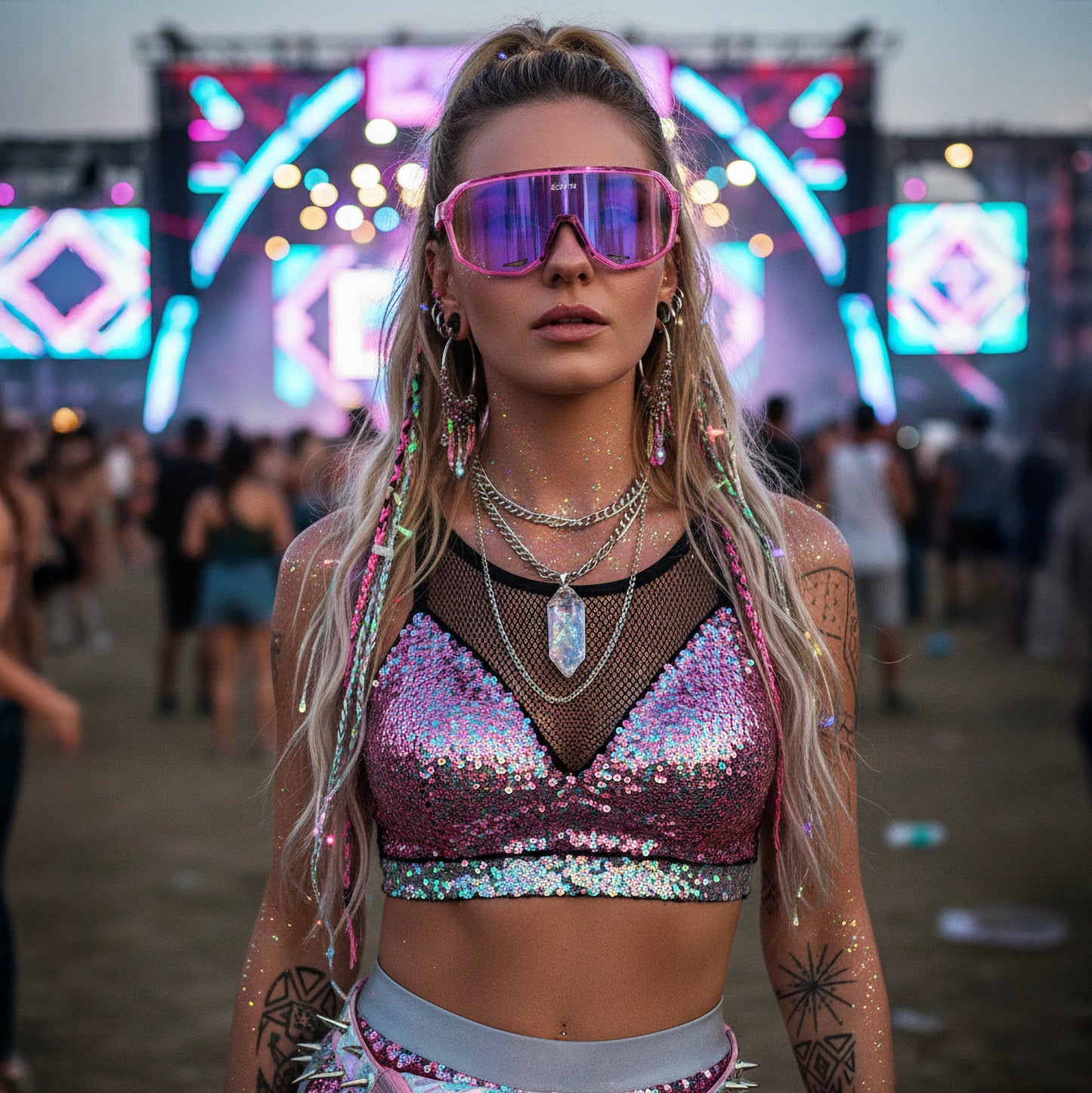 PRETTY PINK x RAVE GLASSES