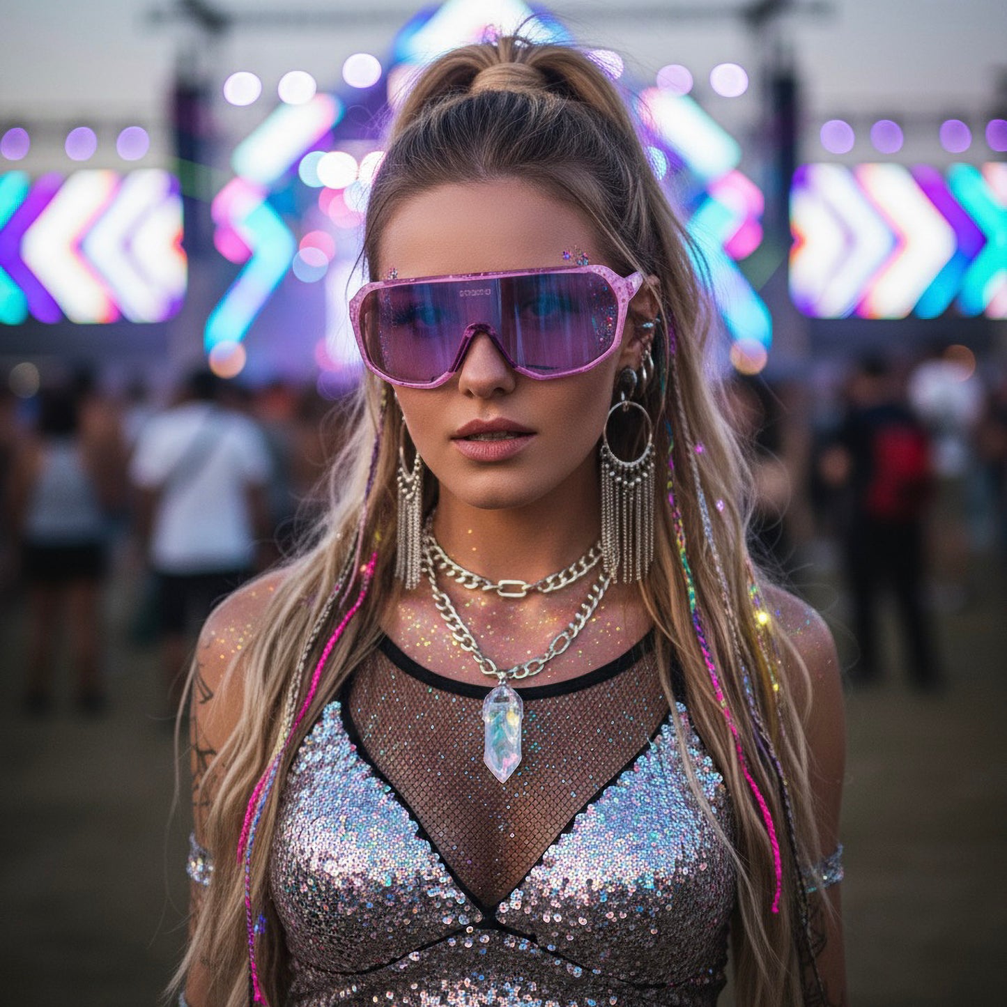 PRETTY PINK x RAVE GLASSES
