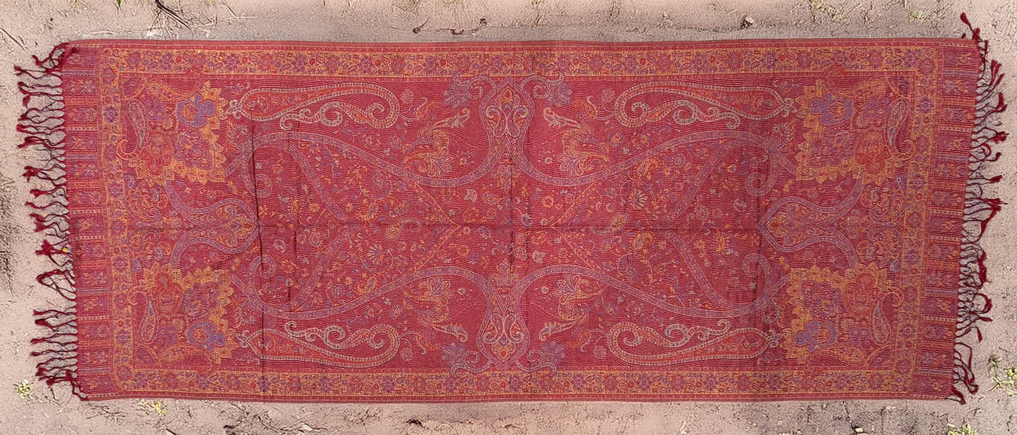 CRIMSON SUNSET - RAVE SCARF