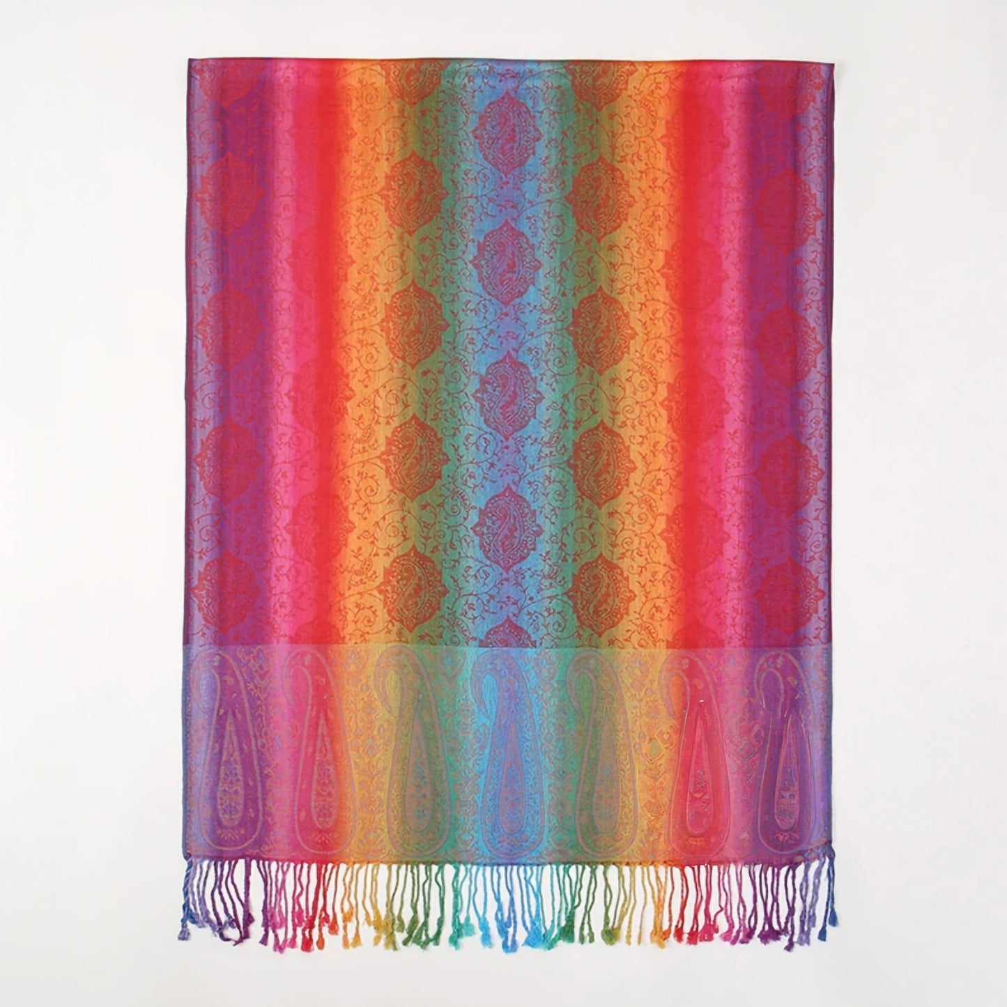 Scarf folded in half