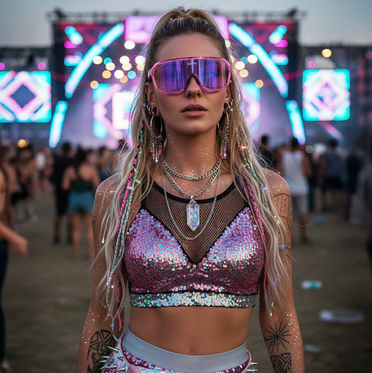 PRETTY PINK x RAVE GLASSES