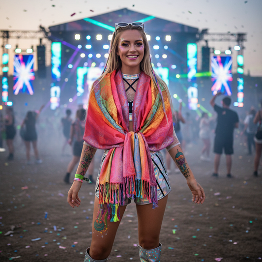 PRIDEFUL PASHMINA - RAVE SCARF