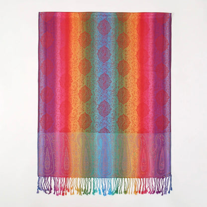 Scarf folded in half 